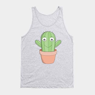 A cute smiling cactus Tank Top